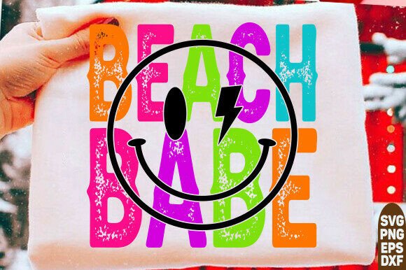 Beach Babe SVG PNG: Summer Shirt Design for Creators