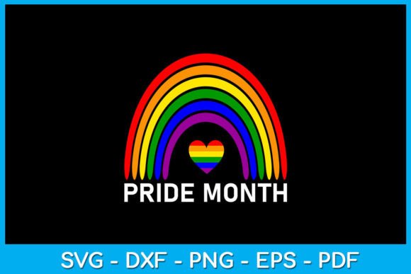 Celebrate with Style: Rainbow Pride Month SVG T-Shirt Design