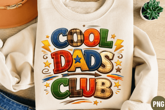 Cool Dads Club Retro Png T-shirt Design: Vintage Charm for Modern Projects