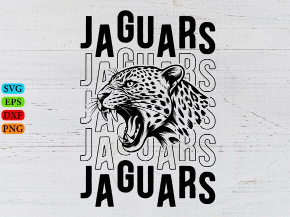 Jaguars Mascot SVG: School Spirit Design for Dynamic Branding