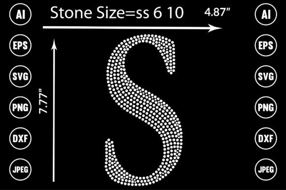 Letter Rhinestone Design: A Versatile Creative Asset