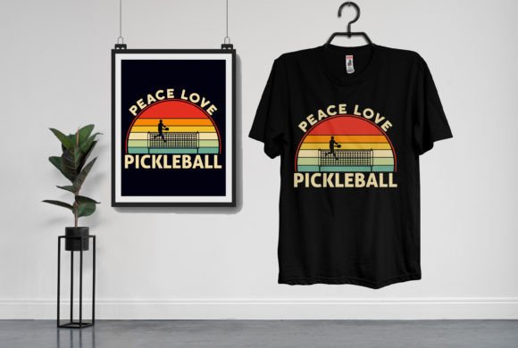 Modern Pickleball T-shirt Design: A Visual Asset for Creators