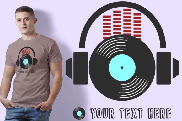 Music Lover T-shirt Design: A Vintage Asset for Modern Creatives