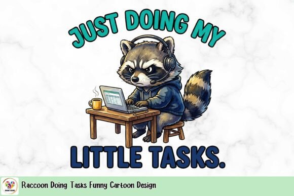 Raccoon Cartoon Design: A Playful Asset for Modern Projects