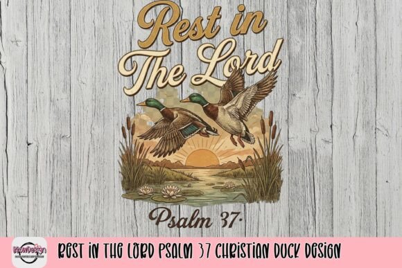 Serene Faith: The Rest in the Lord Psalm 37 Design