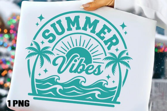 Summer Vibes T Shirt Design PNG: Your Digital Asset