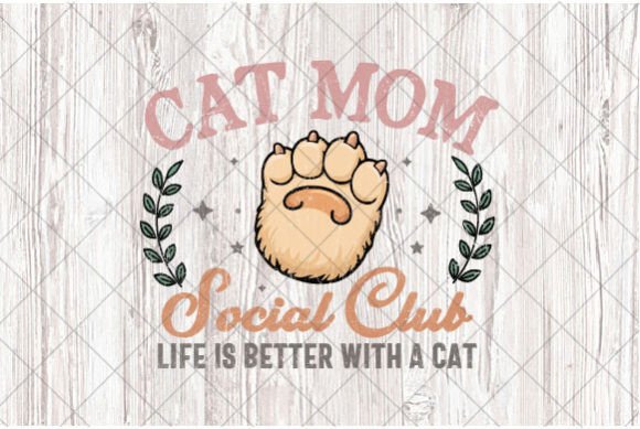 SVG Cat Mom Social Club PNG Retro Design: A Creative Asset Guide